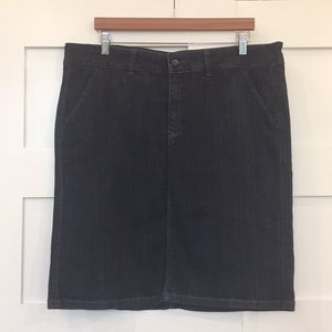 Liz Claiborne Blue Jean Skirt Size 18
